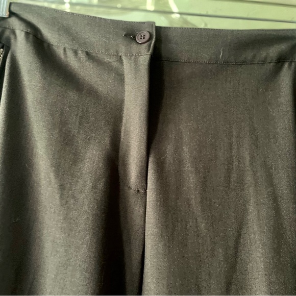 NICE TanJay Classic Dark Charcoal Trousers w Zippered Front Pockets sz 12 - Picture 3 of 4